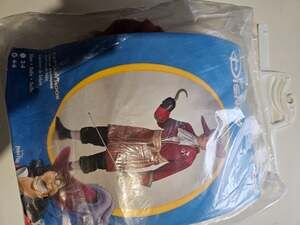 Disney Captain Hook Child Costume Size 4-6